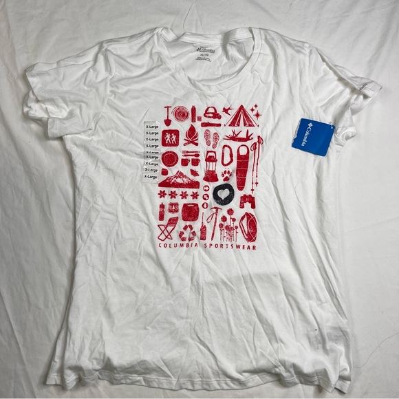 Columbia Tops - Columbia Sportswear Co.New With Tags T-Shirt Adult Sz XL TG White Color L020723